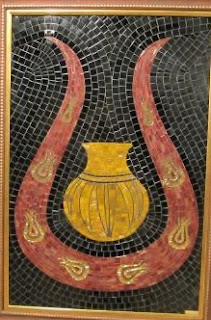 mozaik antik lale