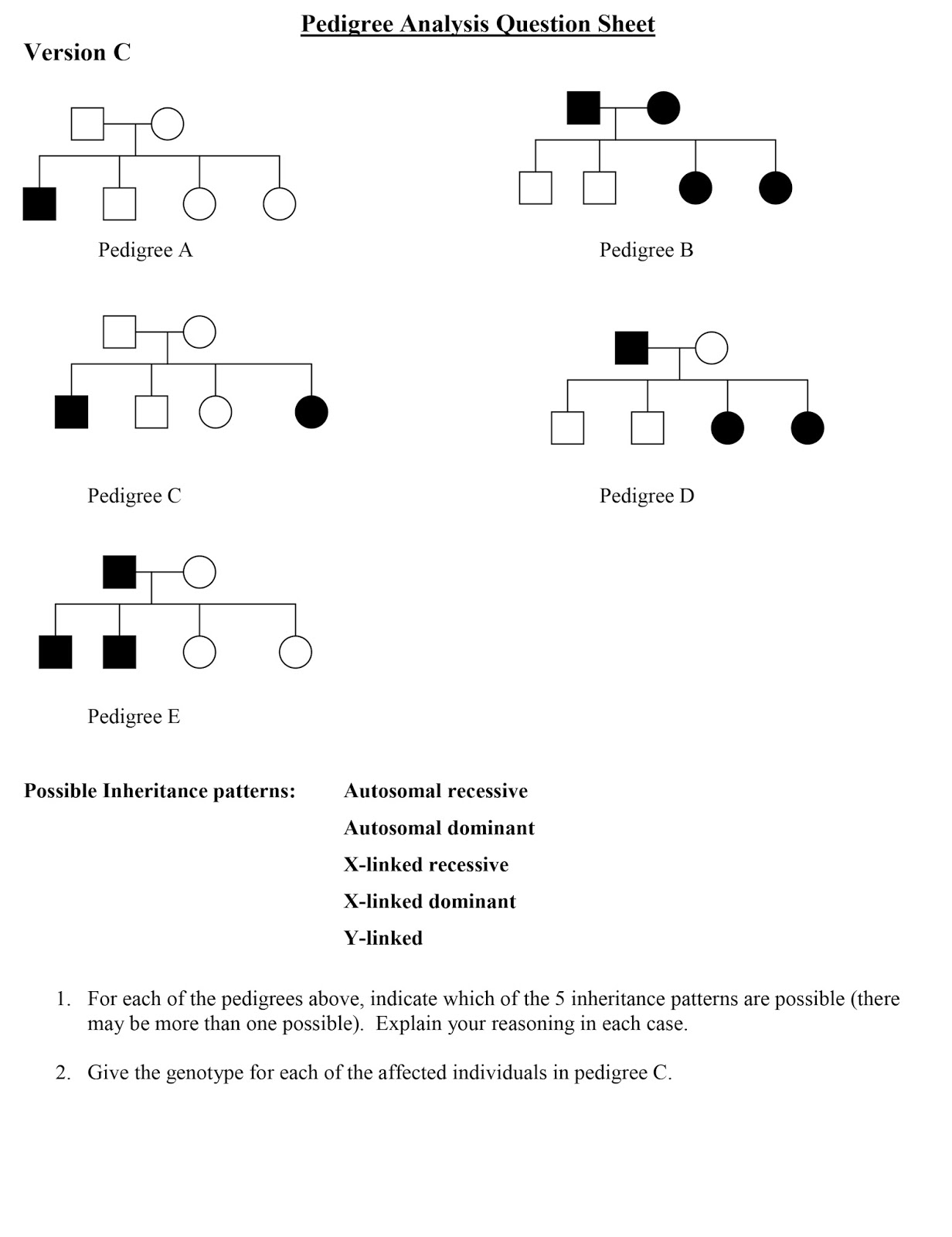 41-genetics-pedigree-worksheet-answers-worksheet-information