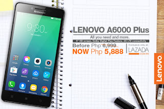 Lenovo A6000 Plus Now Only Php5,888 At Lazada
