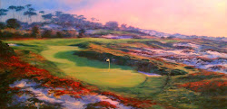 paintings recent oil golf landscape smith joshua