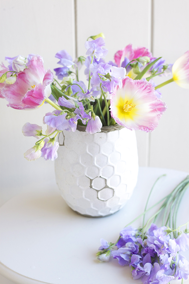 At Home Spring Flower Bouquet - Michaela Noelle Designs