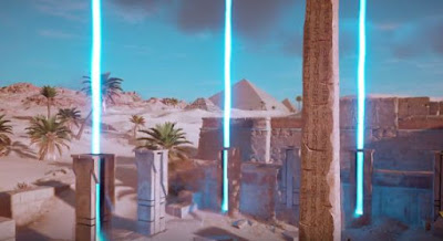 AC Origins, A Gift From The God, blue rays 