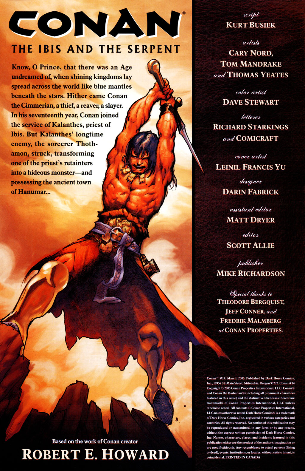 Read online Conan (2003) comic -  Issue #14 - 2