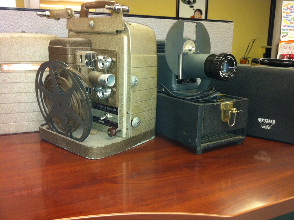 Retro Educational Technology Projectors Movie Projectors and Slide