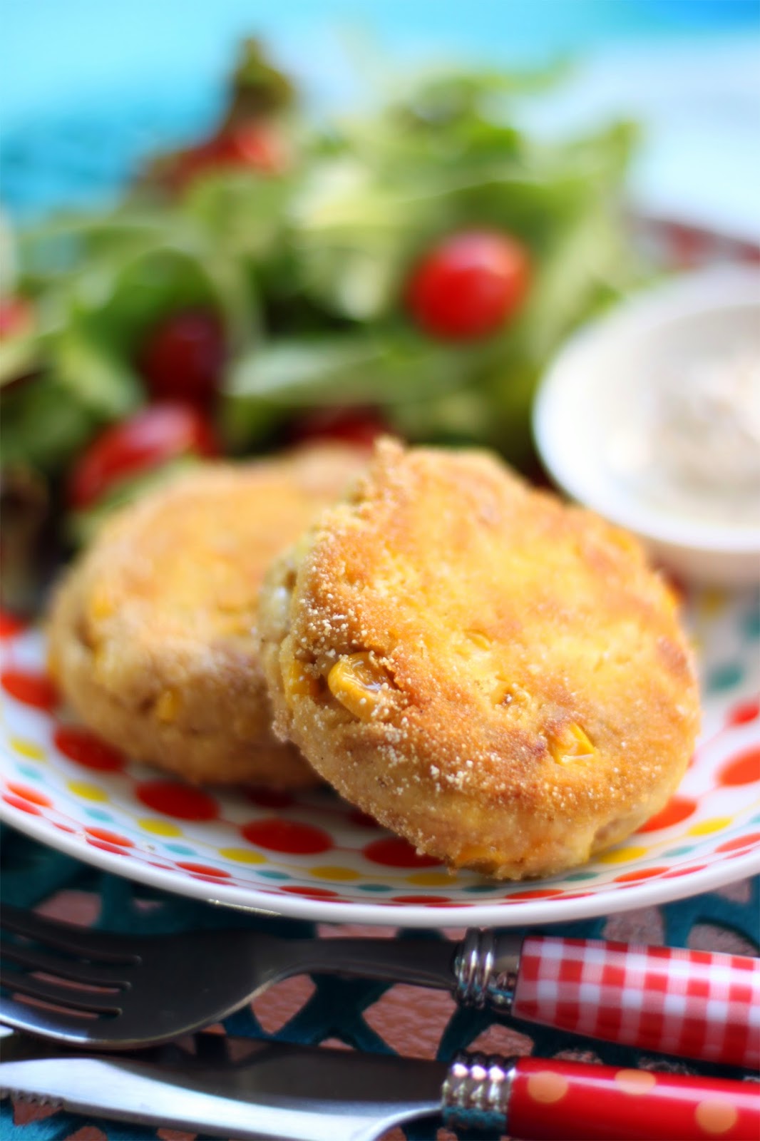 LekkerBek Tuna, Corn & Feta Cakes
