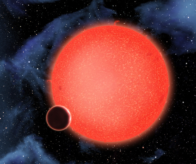 Planeta GJ1214b está a uma distância de 2 milhões de quilômetros de sua estrela