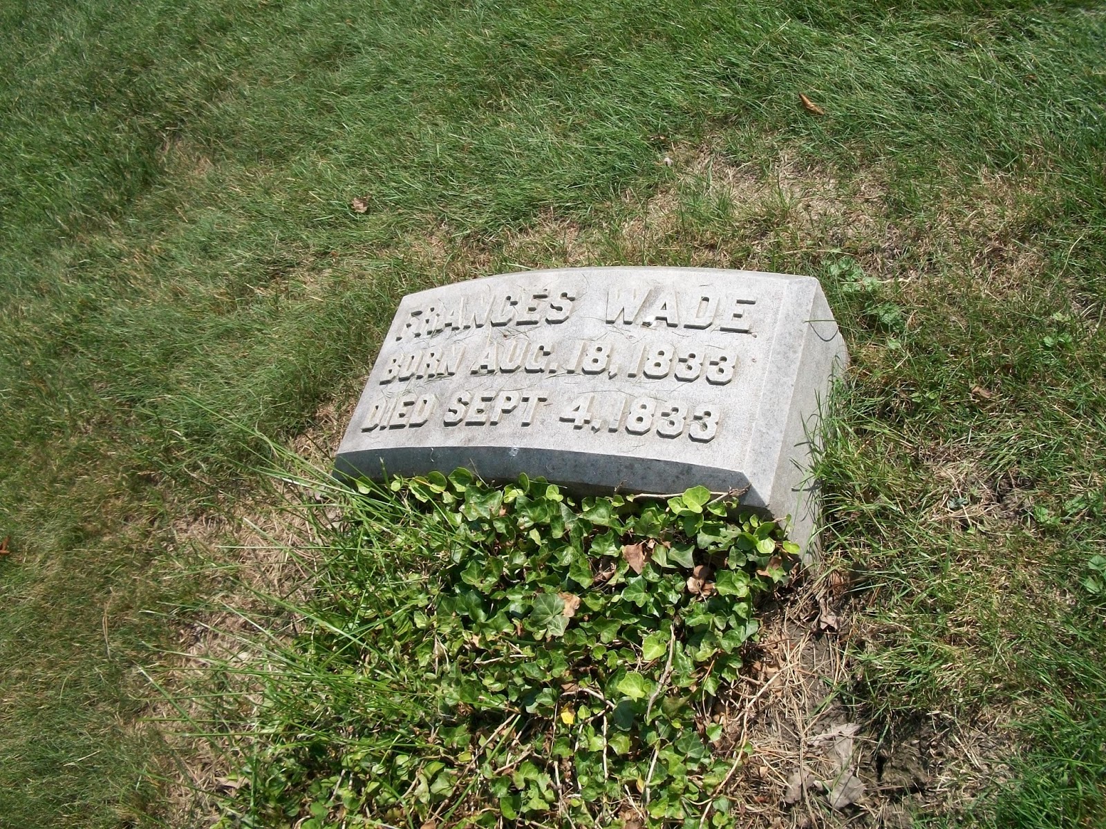 Travels of a Hobgoblin Taphophile Jeptha Wade (Western Union) Lake