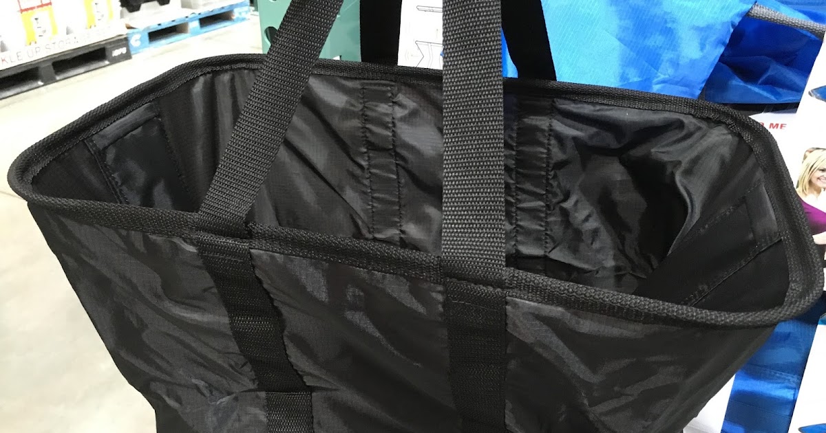 Clevermade SnapBasket Snap Up Shopping/Utility Tote (2 pack) | Costco Weekender