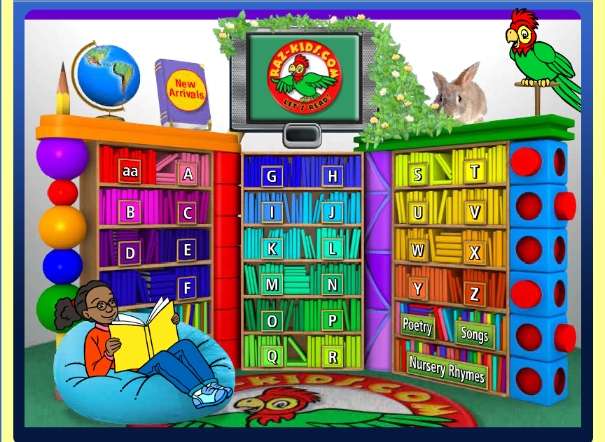 Raz Library Apps and Internet Learning: RAZ-Kids Kindergarten Trial (One Month of ...