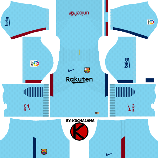 barcelona kit in dream league