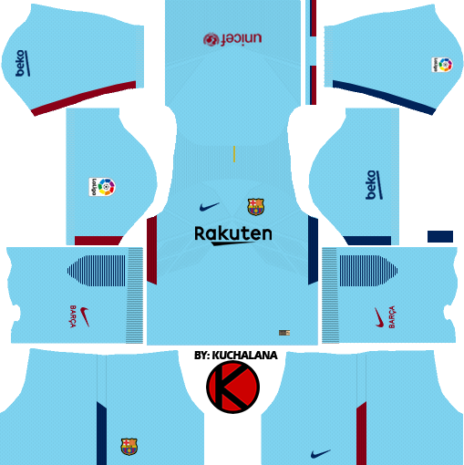 Barcelona Nike Kits 2017 2018 Dream League Soccer Kuchalana