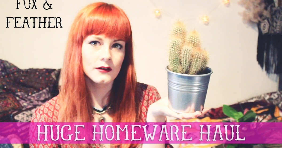 Huge Homeware Haul featuring TK Maxx, Homesense & Charity Shops. Fox
