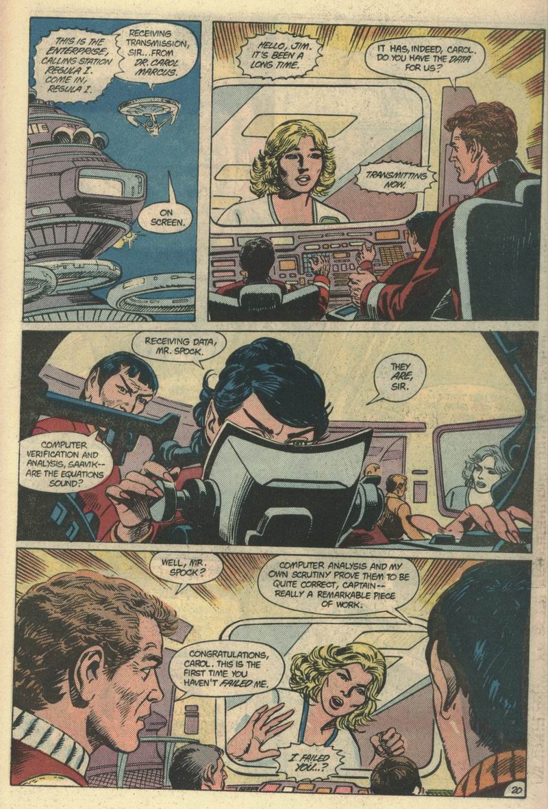 Read online Star Trek (1984) comic -  Issue #9 - 21