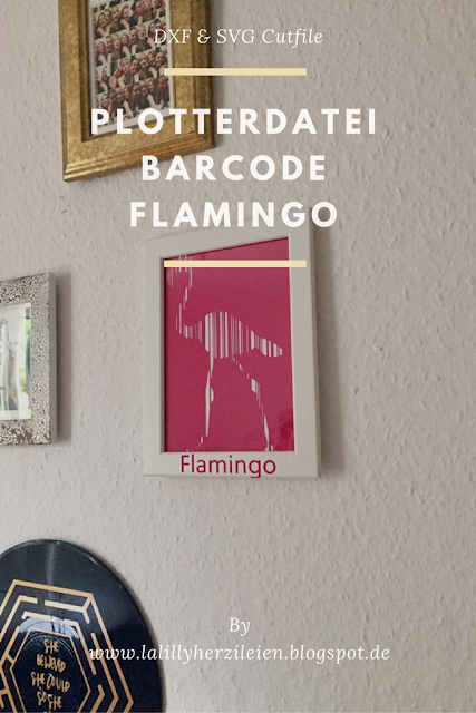 Der Flamnigo Barcode aus dem Set Barcode Animals 1 als Beispiel von Hellokittschy
