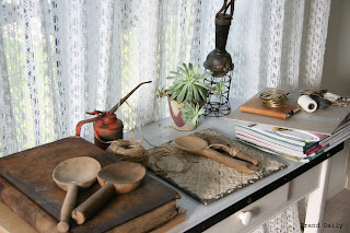 caroline davis stylist, trend daily blog, vintage, succulents, plants, kitchenalia, homebarn