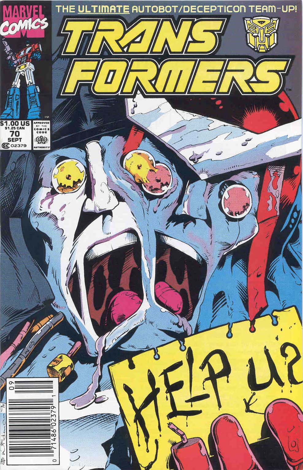 Read online The Transformers (1984) comic -  Issue #70 - 1