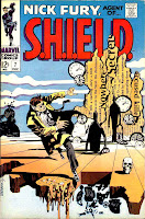 Nick Fury Agent of Shield v1 #7 marvel comic book cover art by Jim Steranko