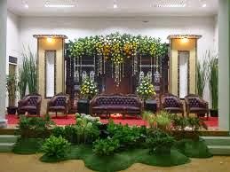  Dekorasi  Kartini bunga  taman  pelaminan