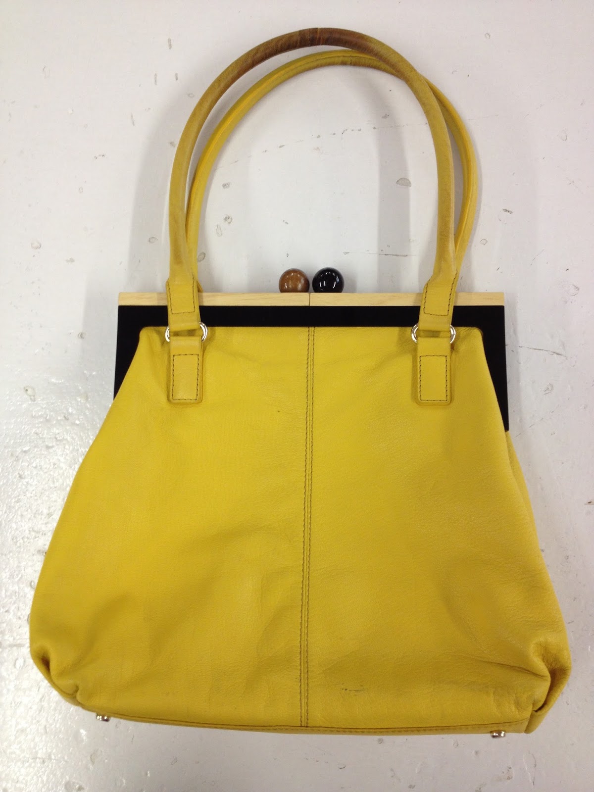 Leather Cleaning, Re-dyeing and Restoration: Kate Spade Handbag Restoration