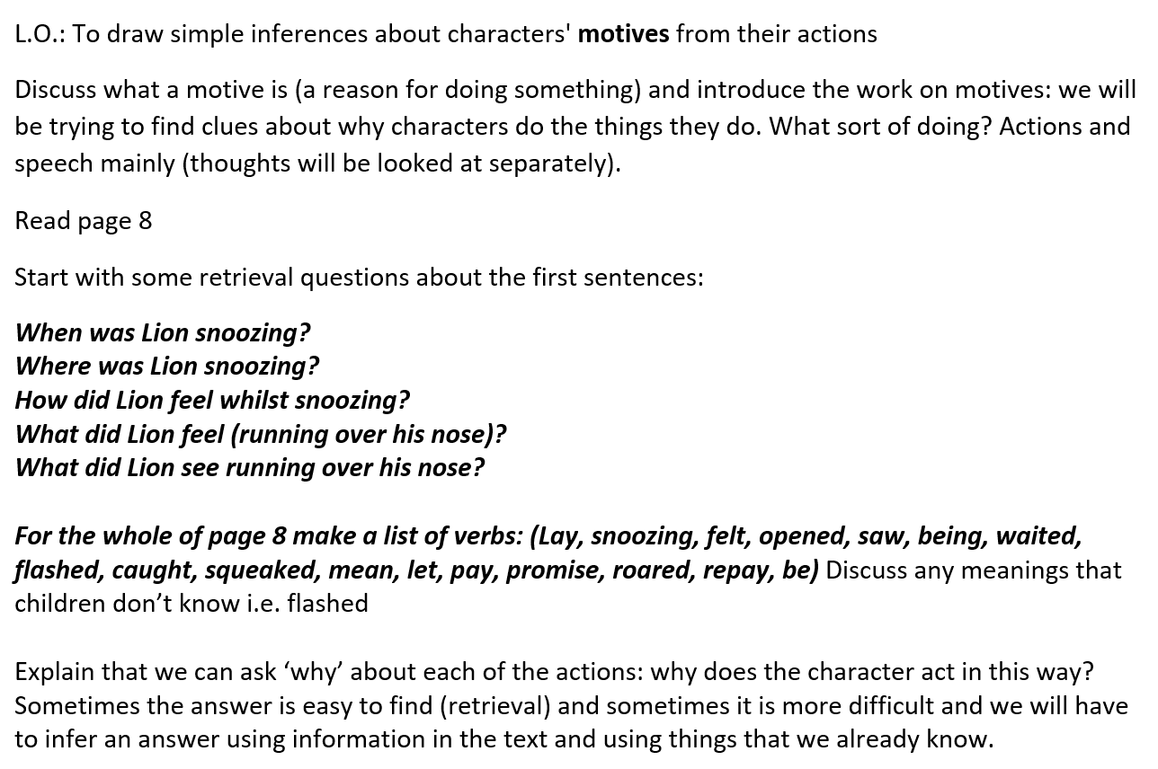 Teaching Reading Comprehension Modelling And Practice Example Lessons Aidan Severs An Education Blog