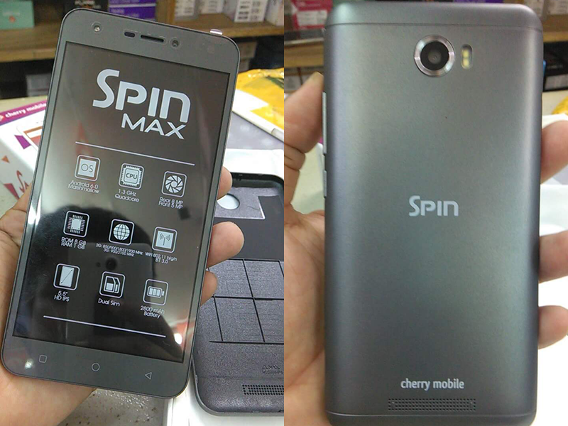 Cherry Mobile Spin Max Spotted, Priced at PHP 3299!