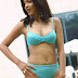 Hot Desi Model Medha Raghunathan in Two Piece Blue Bikini