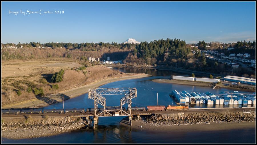 Industrial History BNSF/Northern Pacific Bridge over Chambers Bay at