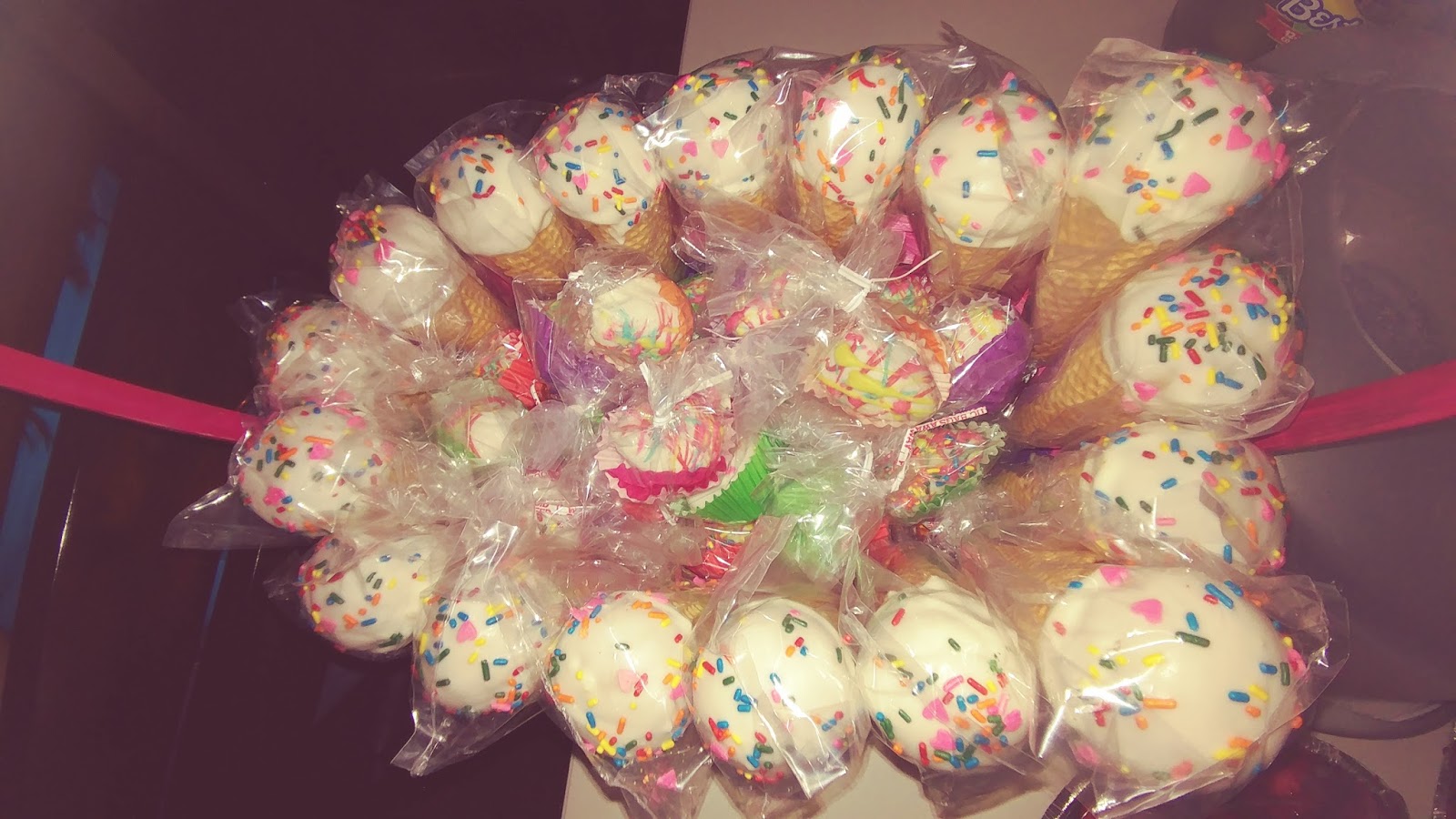 Ice Cream Cone Cake Balls