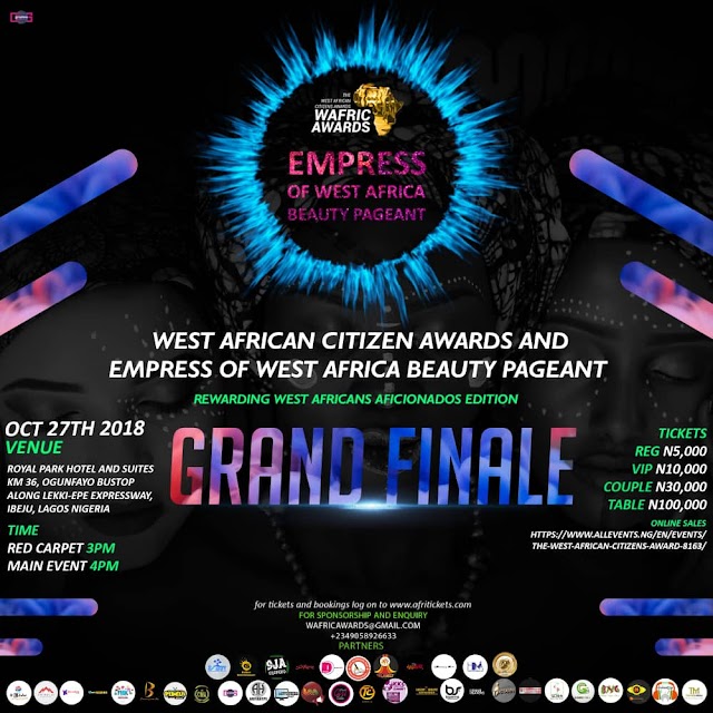 [EVENT]  WEST AFRICAN CITIZEN AWARDS AND EMPRESS OF WEST AFRICA BEAUTY PAGEANT GRAND FINALE 