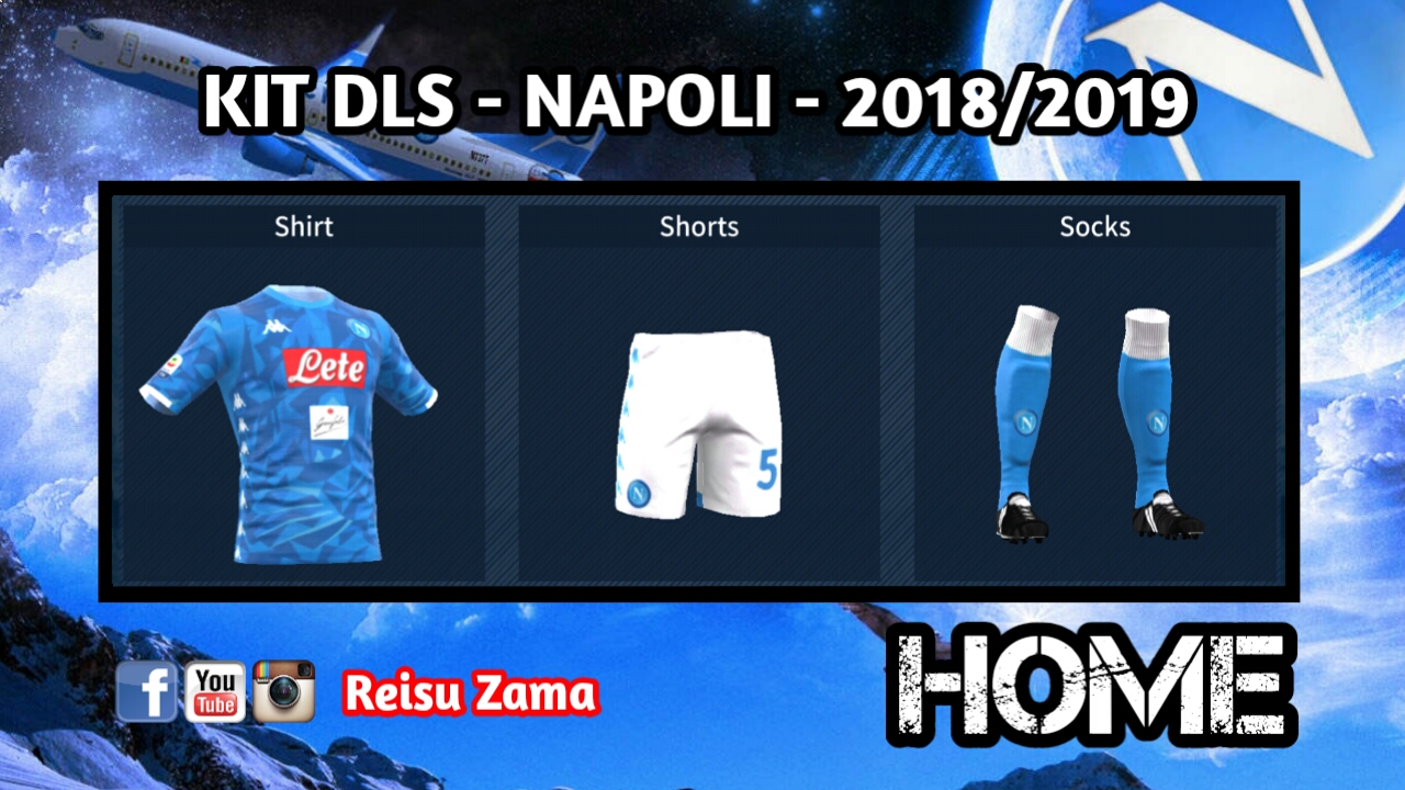 How To Create Ssc Napoli Team Kits Logo Dream League Soccer 2019 Youtube