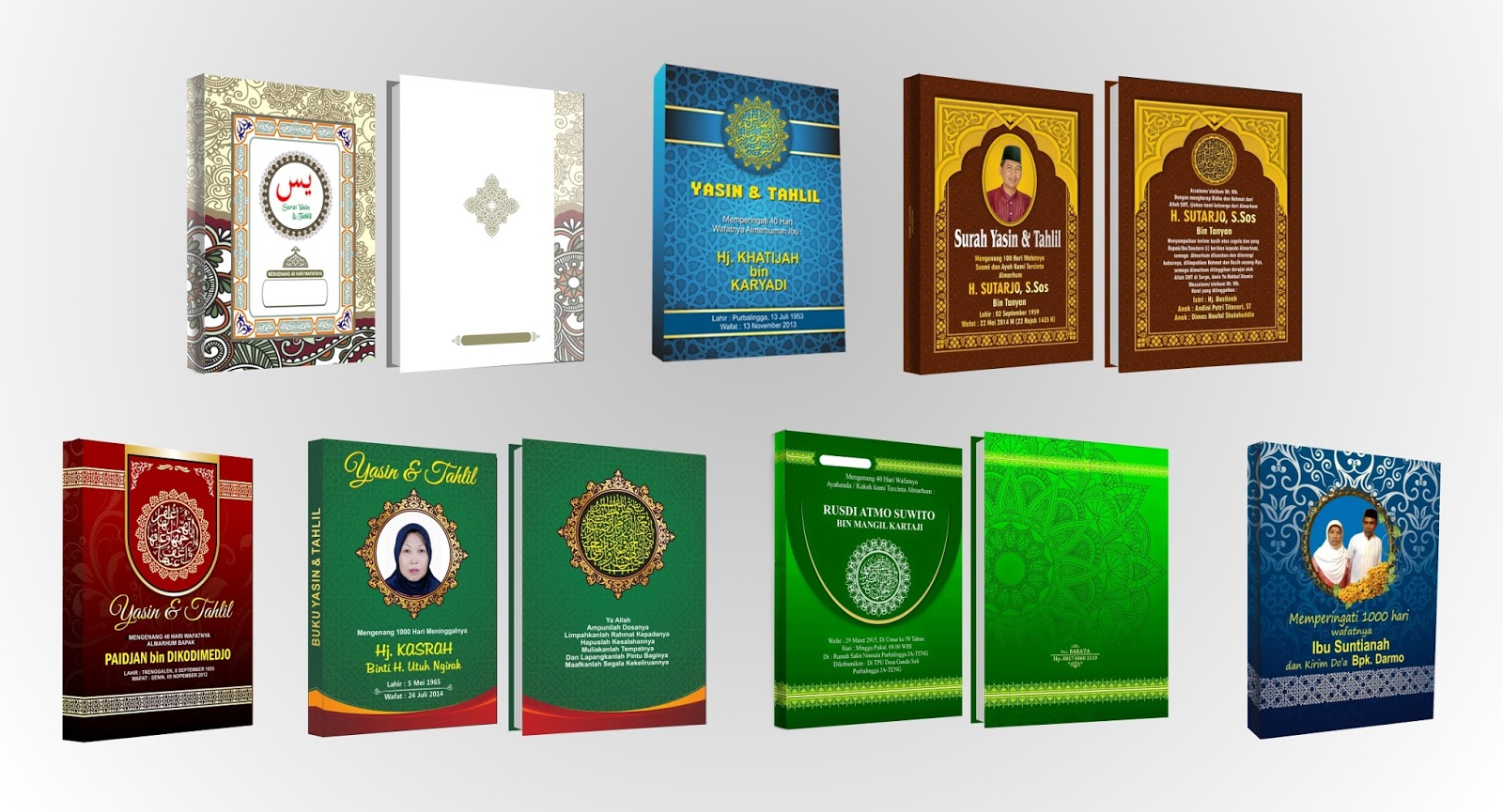 Desain Cover/Sampul Yasin terbaru aabmedia