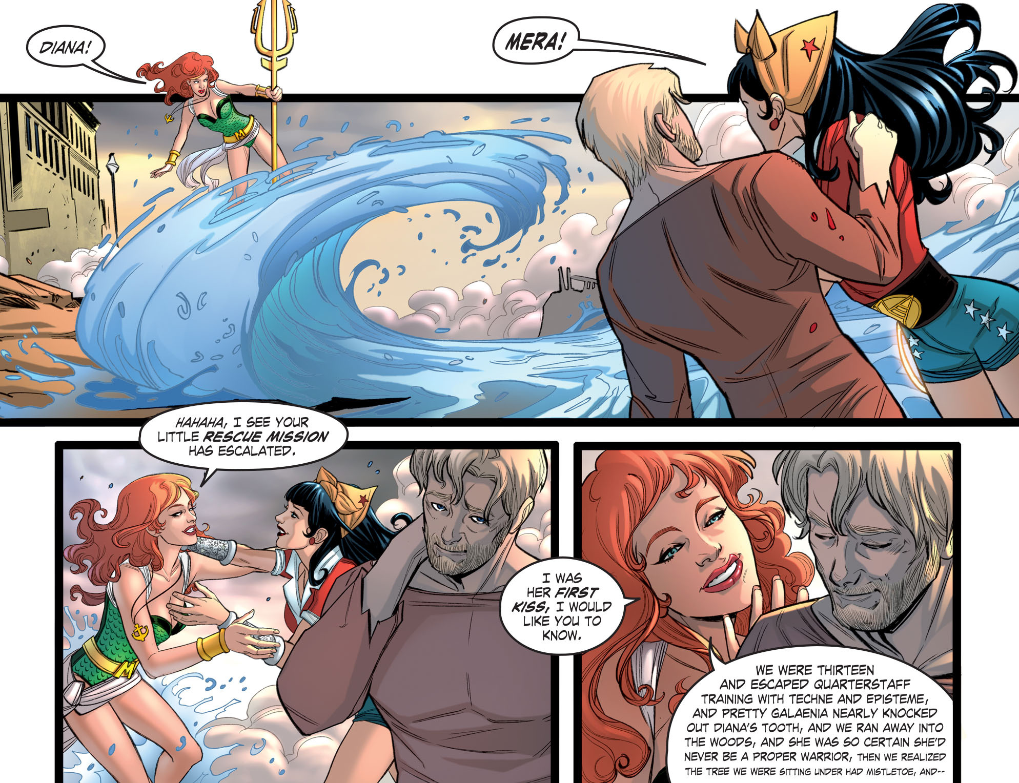 Read online DC Comics: Bombshells comic -  Issue #32 - 13