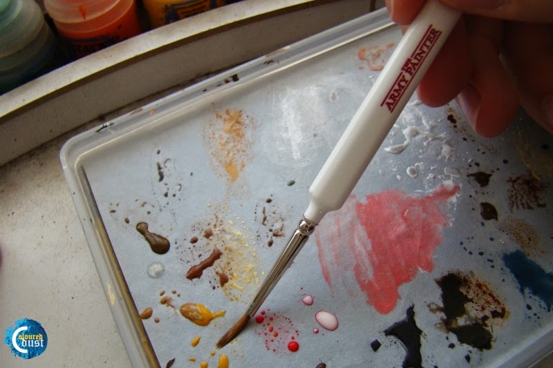 How to paint wood? Coloured Dust