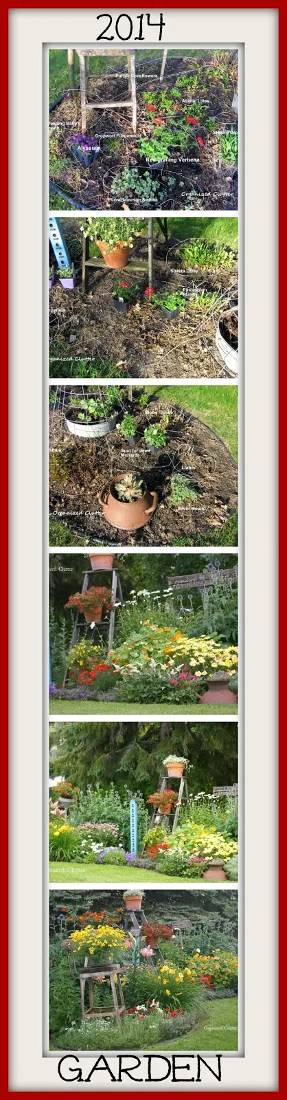 My 2014 Garden Planning, Planting & After Photos www.organizedclutter.net