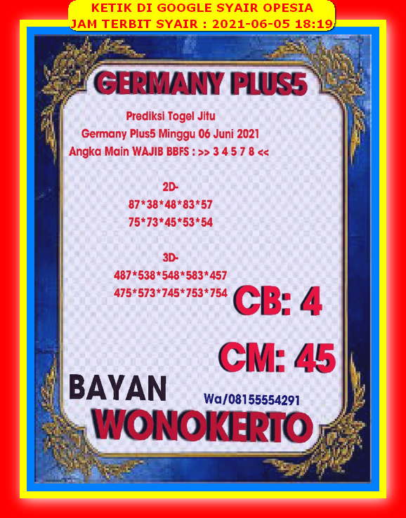 Forum Syair Hongkong Sabtu 5 Juni 2021 Royal Syair