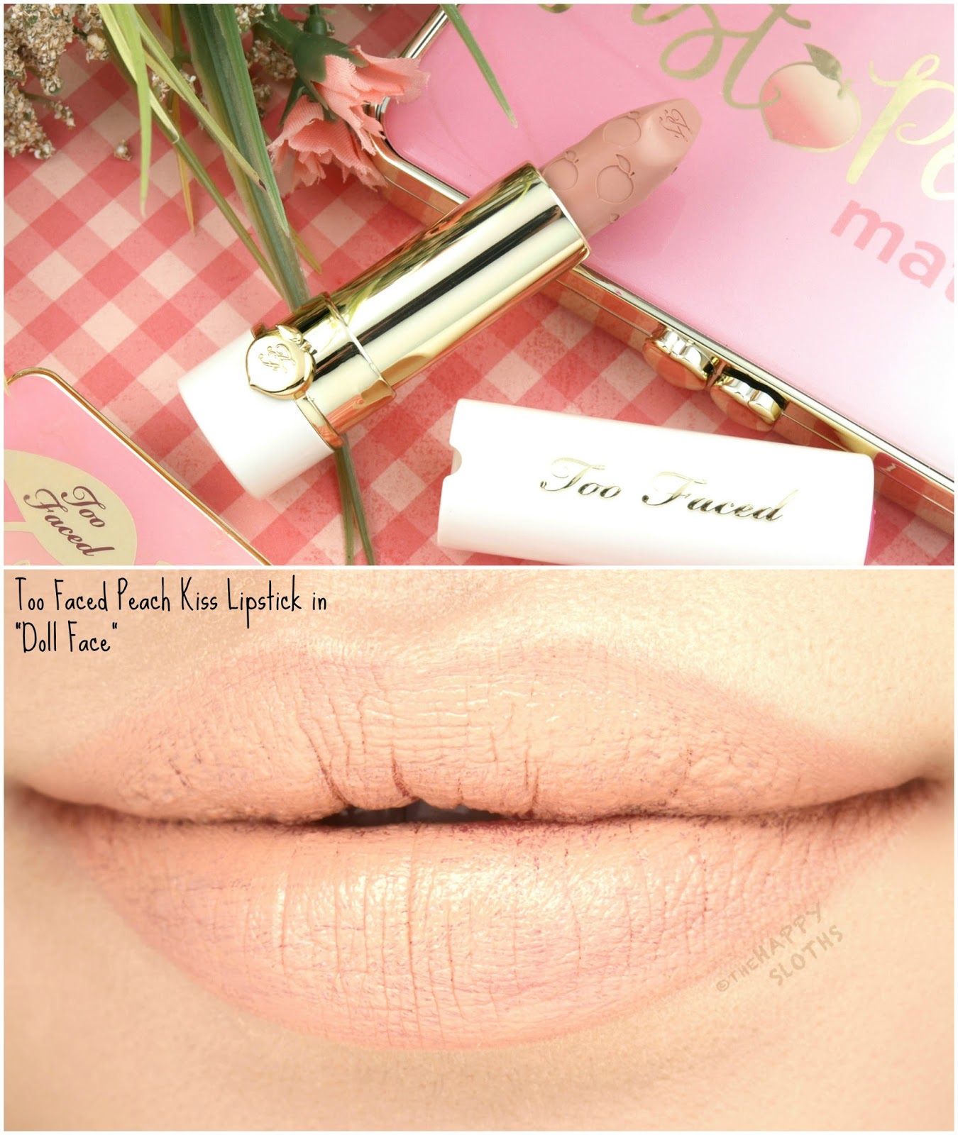 Too Faced Peaches & Cream Collection Peach Kiss Moisture Matte Long