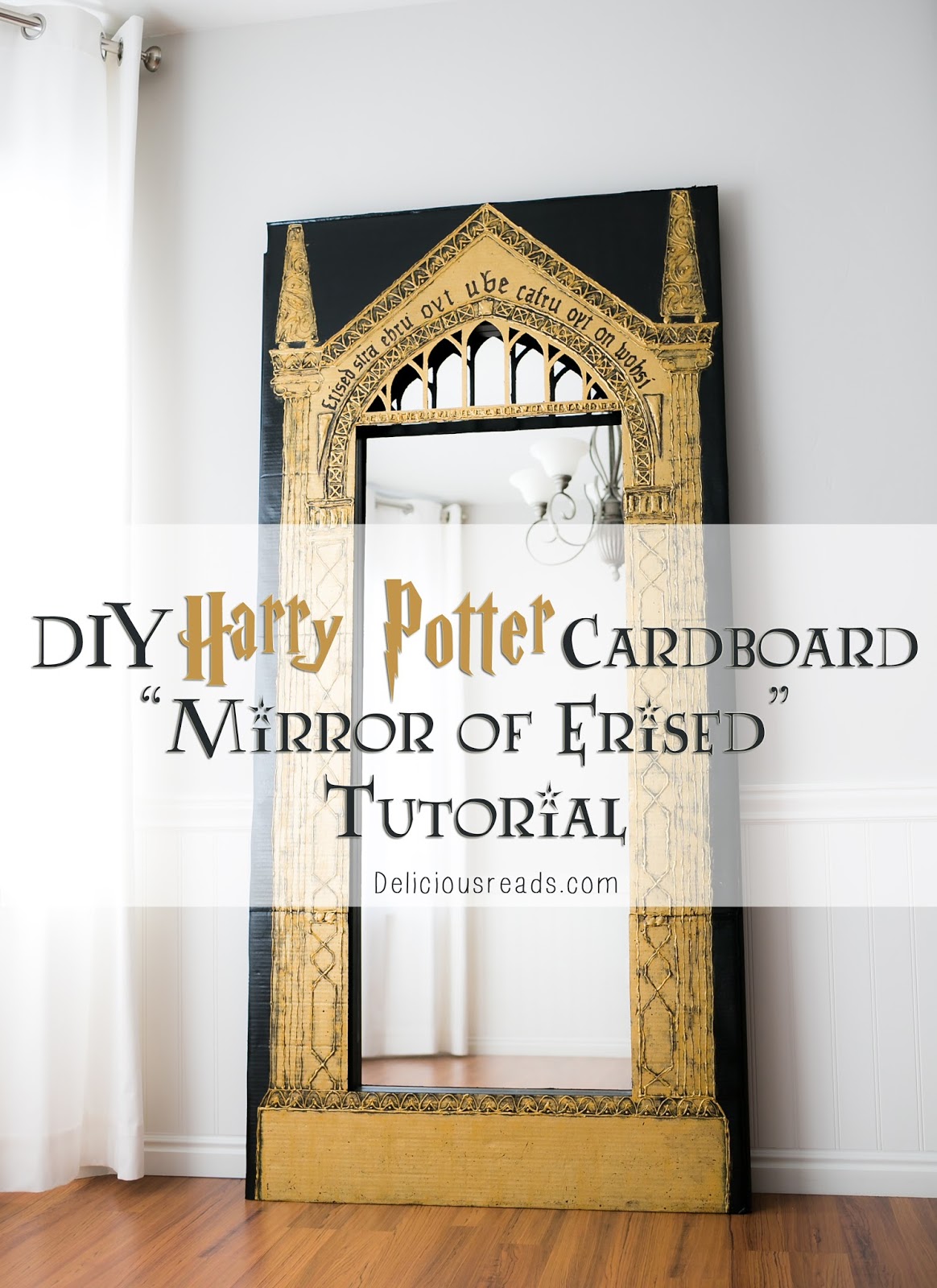 DIY Harry Potter Cardboard Mirror of Erised
