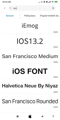 How to change Xiaomi's font model looks like iPhone 3