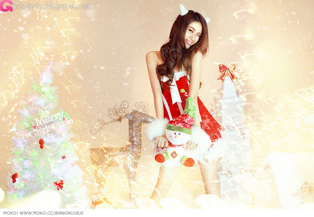 2 Xi Ran - Jingle Bells-very cute asian girl-girlcute4u.blogspot.com