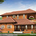 Typical traditional Kerala home design 3447 sq-ft