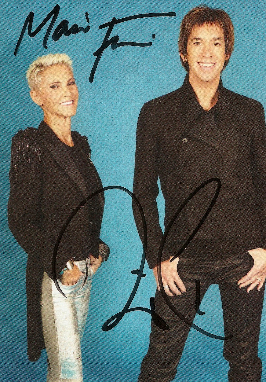 Chris Autographs Roxette