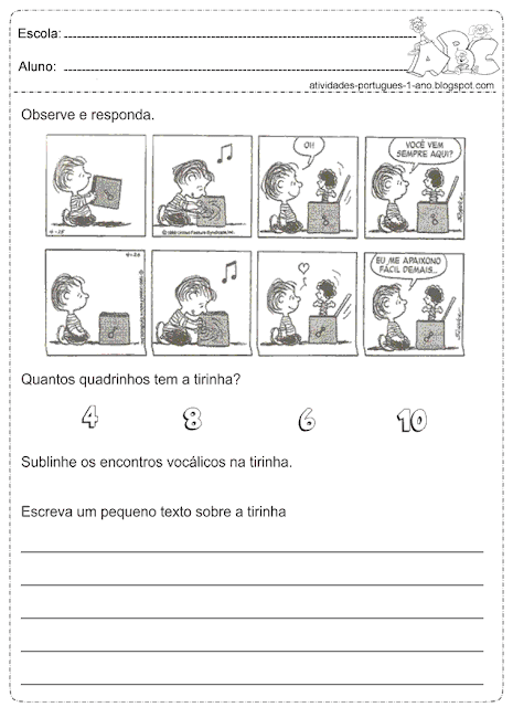 Atividades de produção de texto para o 1°, 2° e 3° ano do ensino fundamental, com tirinhas, figuras e imagens bem criativas para o desenvolvimento do estudante, todas as atividades de produção de texto estão disponíveis para baixar e imprimir, podendo ser utilizada em casa ou na turma.