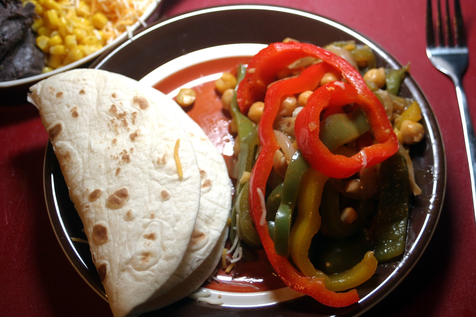 Chickpea Fajitas Recipe