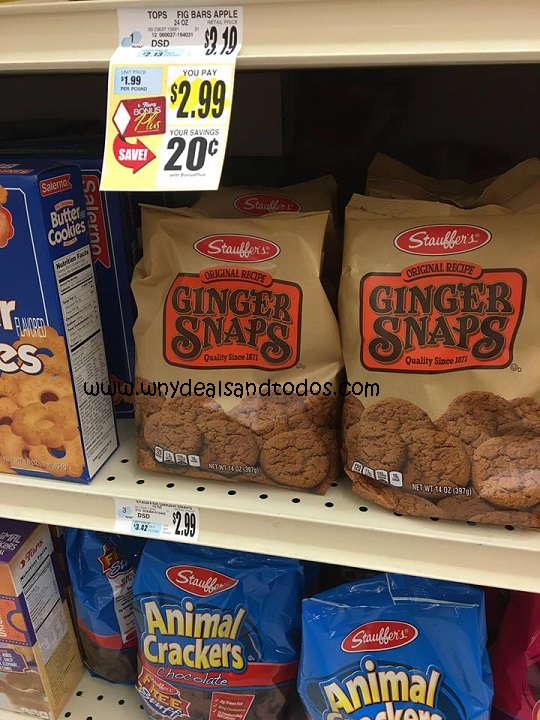 WNY Deals and ToDos Stauffer's Ginger Snaps, Animal Crackers, Iced Animal Cookies or Chocolate