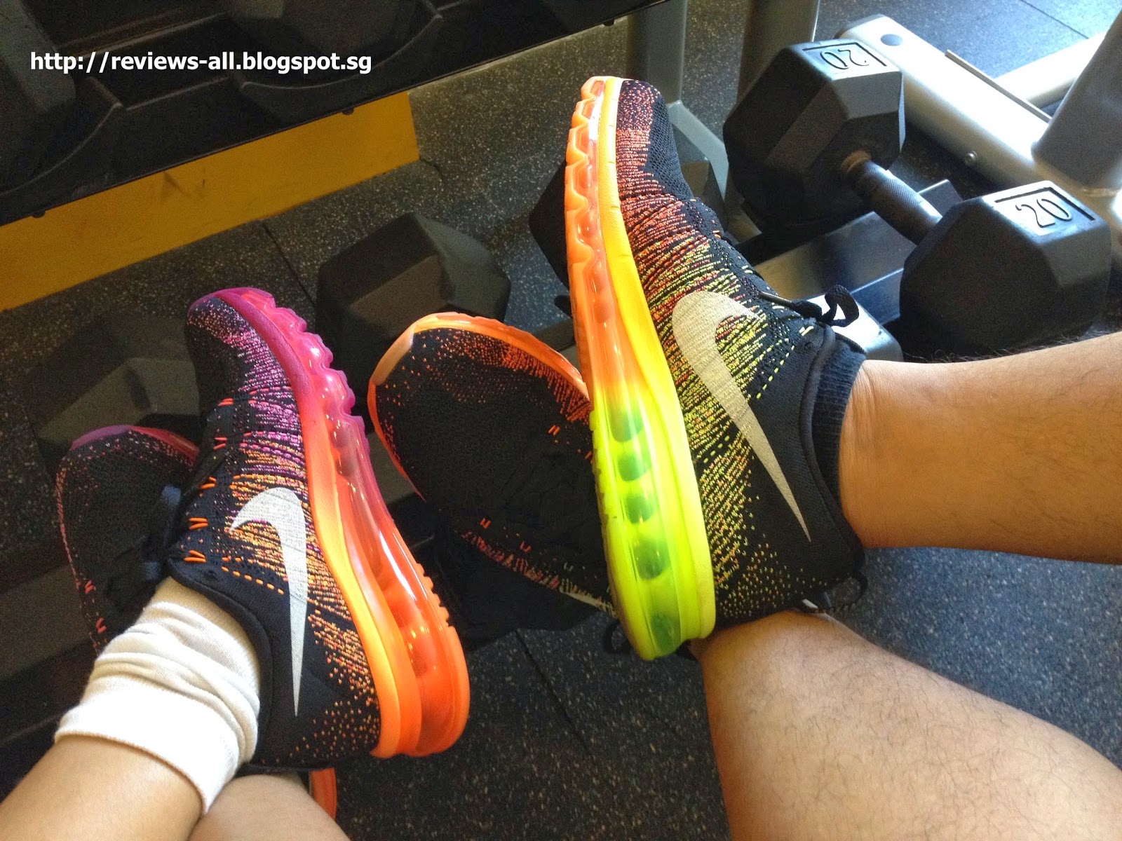 We'll Tell You A&W Couple's Blog: Nike Flyknit Airmax 2014 - His and Her Shoes