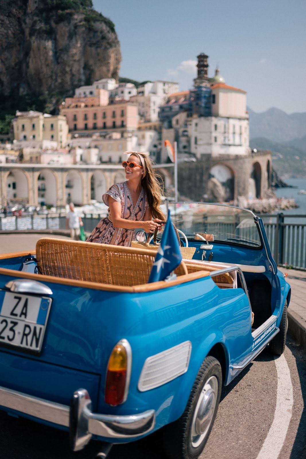 Black Givenchy Gown, Amalfi Coast Drive In A Fiat Jolly, Roasted Red ...
