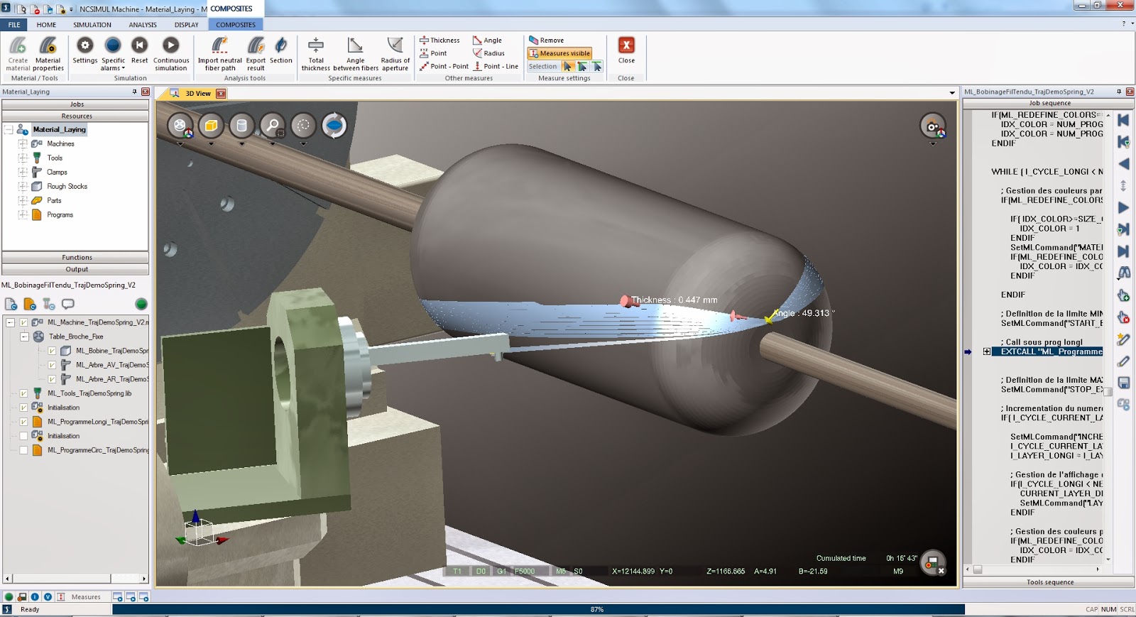 CNC simulation with NCSIMUL SOLUTIONS JEC COMPOSITES 2014 SPRING