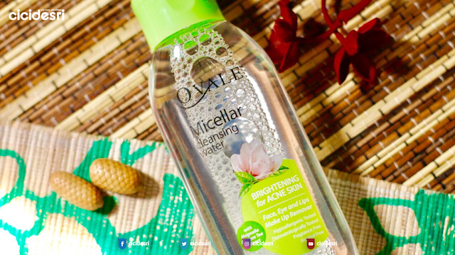 review OVALE MICELLAR WATER BRIGHTENING, harga OVALE MICELLAR WATER BRIGHTENING, 