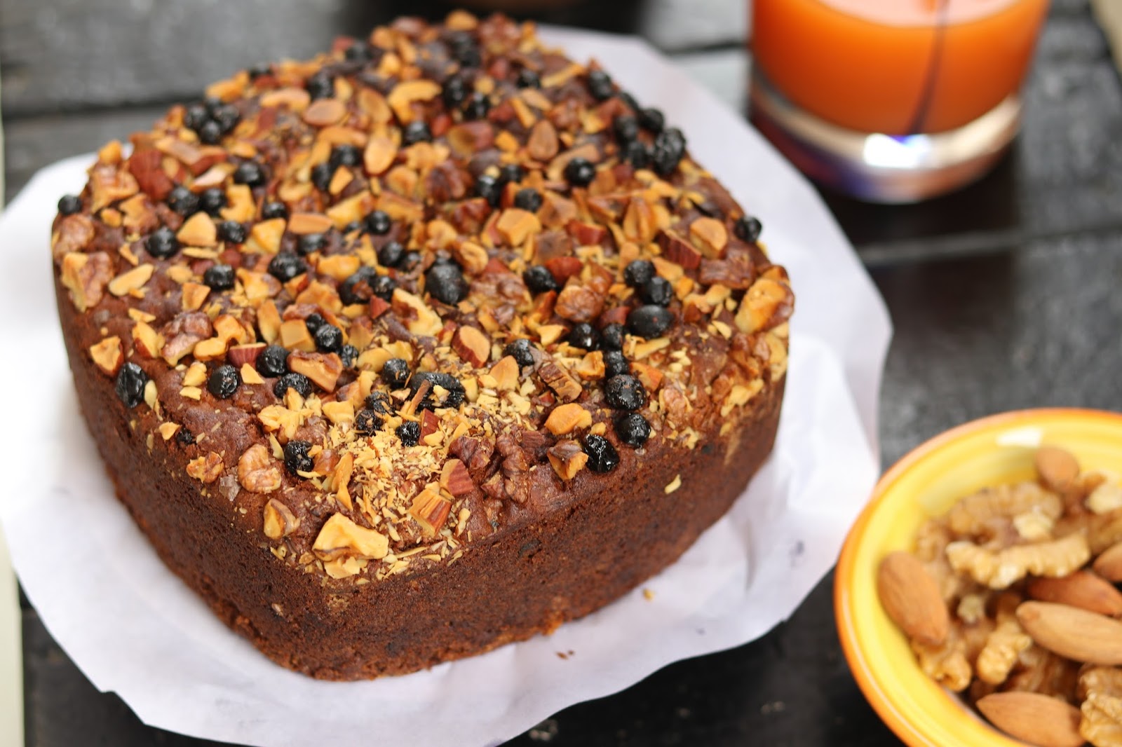 Eggless Whole Wheat Jaggery Fruit Cake Christmas Cake Healthy Kadai
