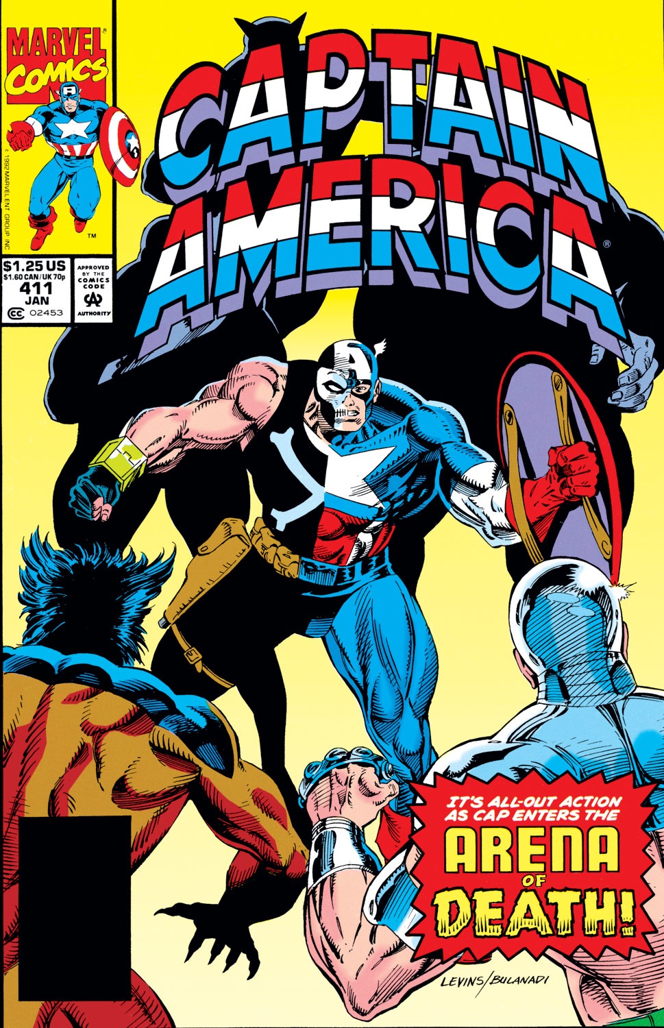 Read online Captain America (1968) comic -  Issue #411 - 1